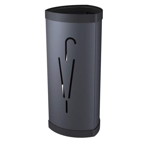 PORTAOMBRELLI in METALLO NERO H60cm Alba